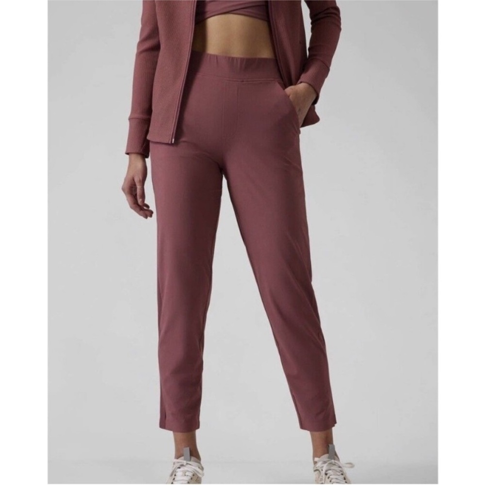 Athleta Brooklyn Ankle Pant Mauve Pink Size 2